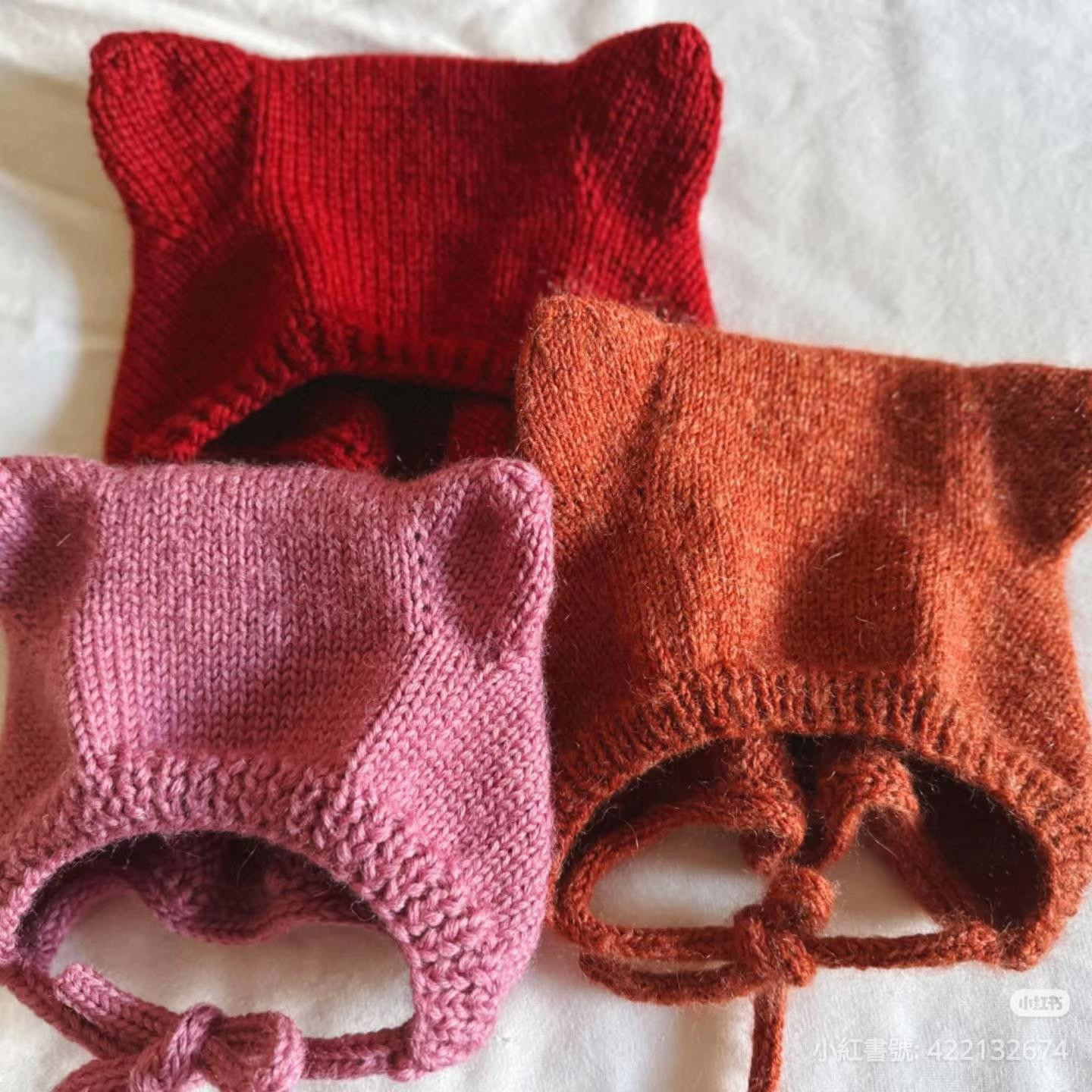 Knitting Pattern: Cute Bear Ear Baby Hat with Earmuffs