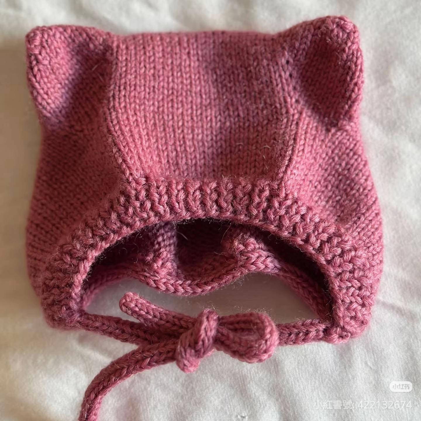 Knitting Pattern: Cute Bear Ear Baby Hat with Earmuffs
