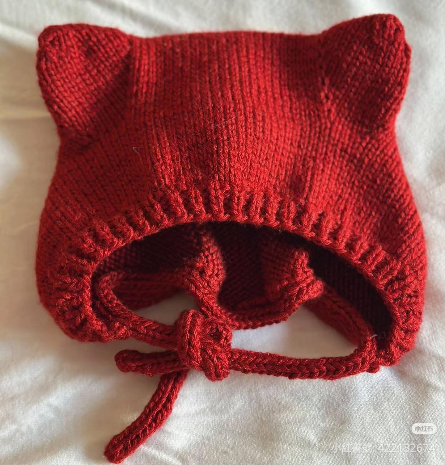 Knitting Pattern: Cute Bear Ear Baby Hat with Earmuffs