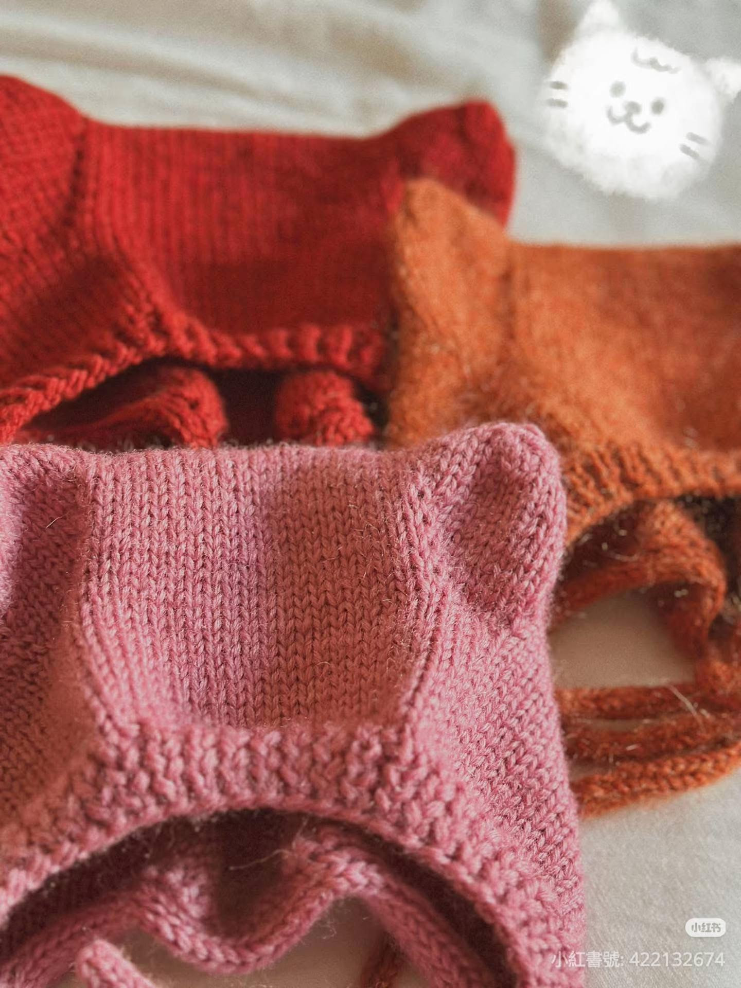 Knitting Pattern: Cute Bear Ear Baby Hat with Earmuffs