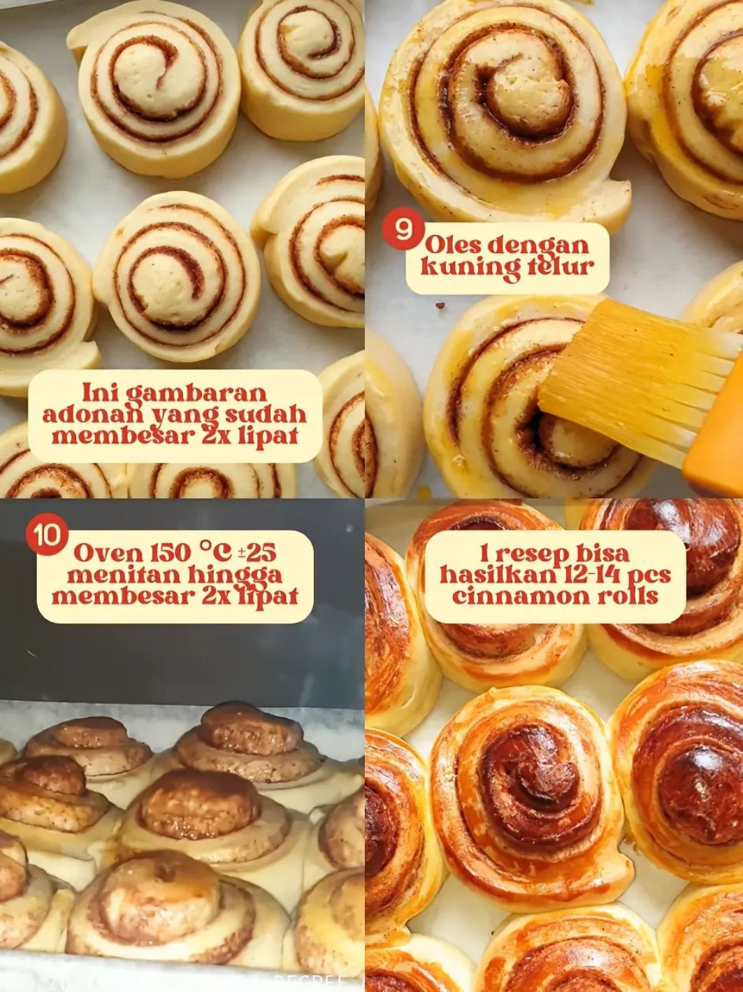 Kreasi Resep Cinnamon Roll Ngon Cho Jualan - Bánh Cuộn Quế