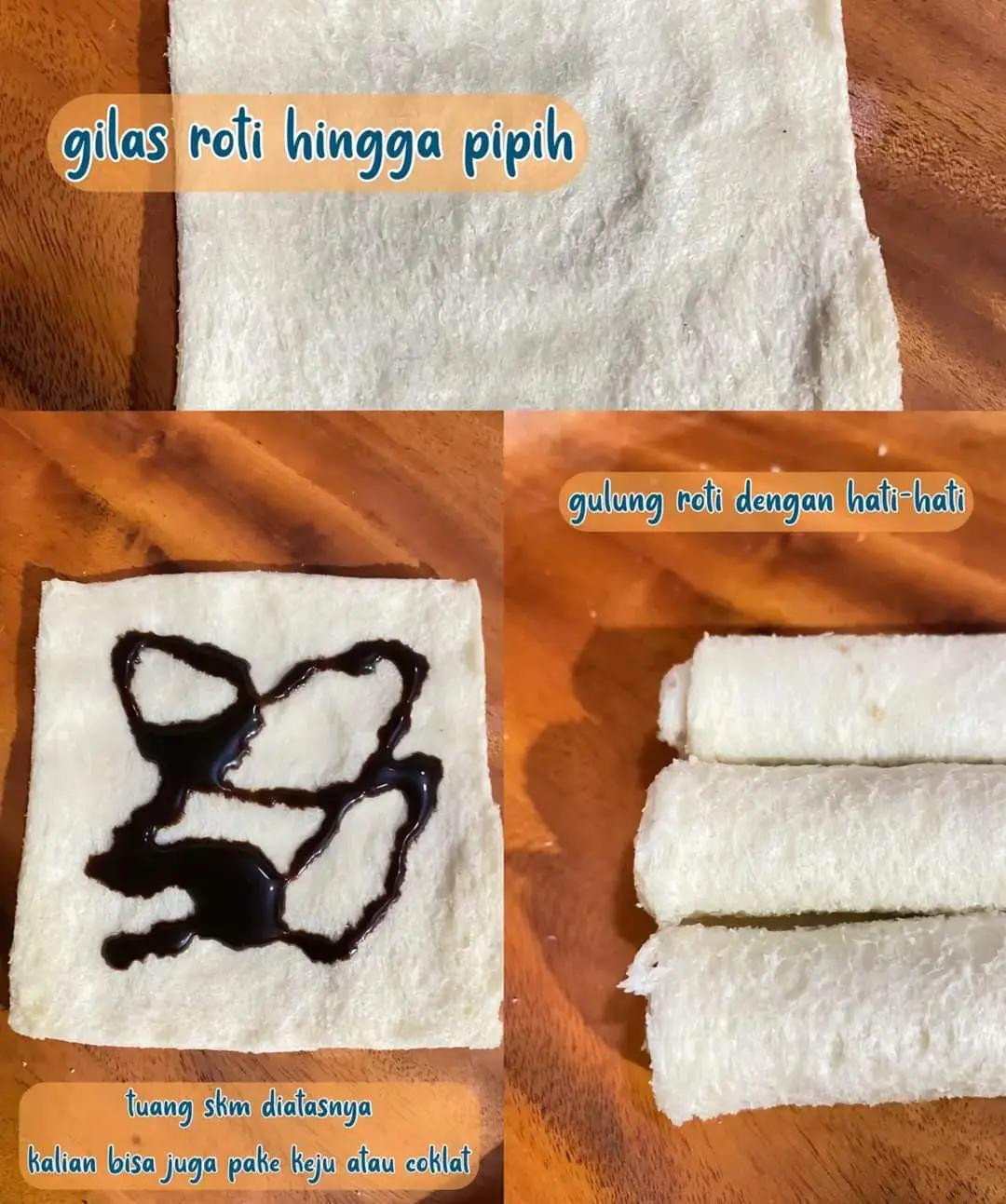 Kreasi Roti Tawar: Cách làm bánh mì cuộn nhân socola chiên giòn đơn giản