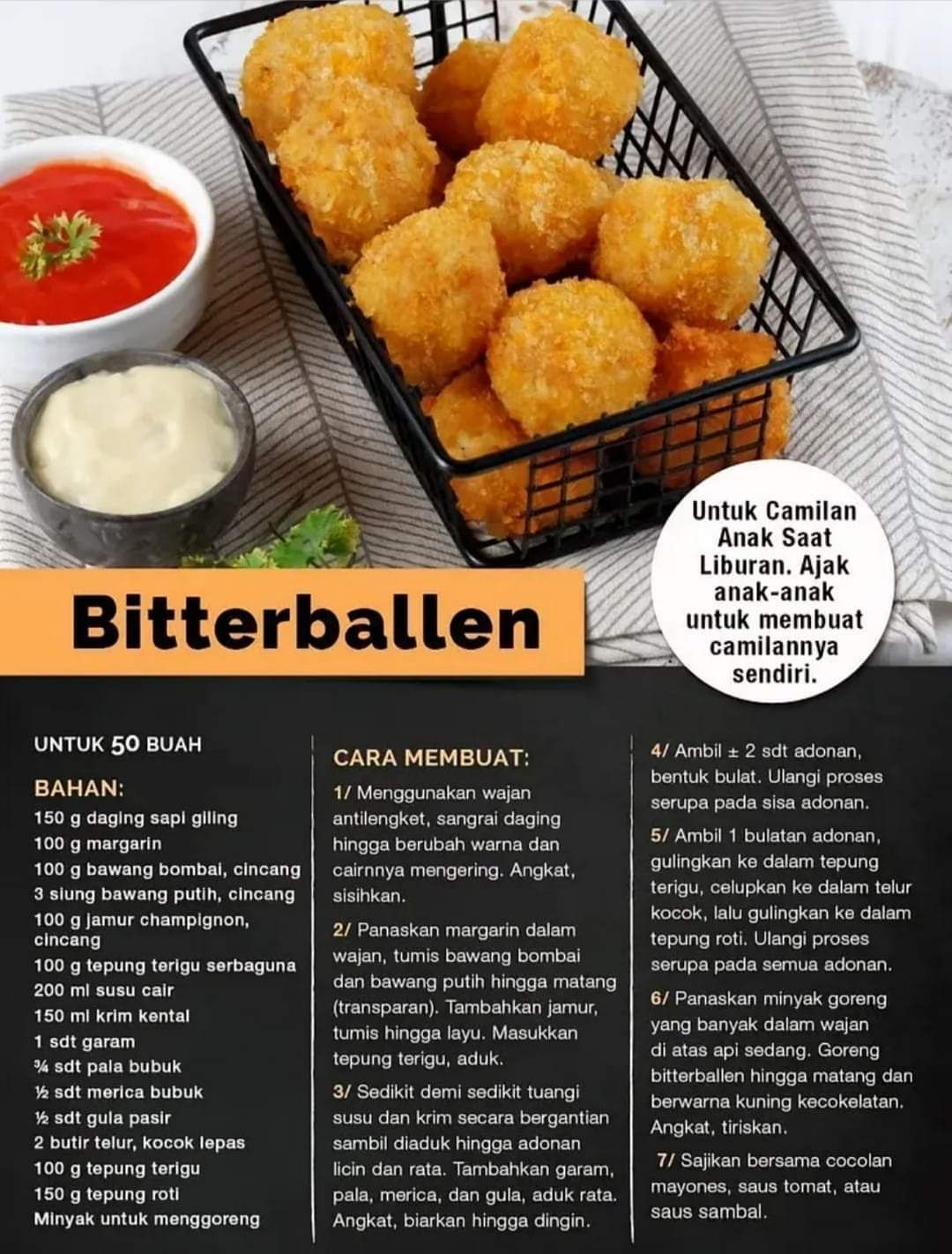 Kumpulan Resep Cemilan Anak Sehat: Potato Cheese Cake, Spaghetti Brulee, Nugget Bihun, Chawan Mushi và Pancake Mie Salmon