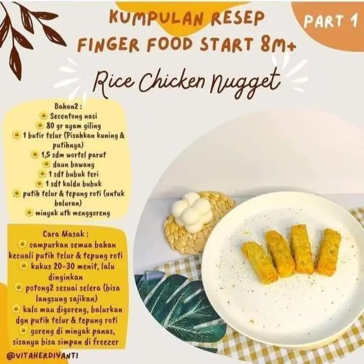 Kumpulan Resep Finger Food Bihun Telor, Pizza Tuna, Bola Nasi Tahu, Nugget & Potato Stick
