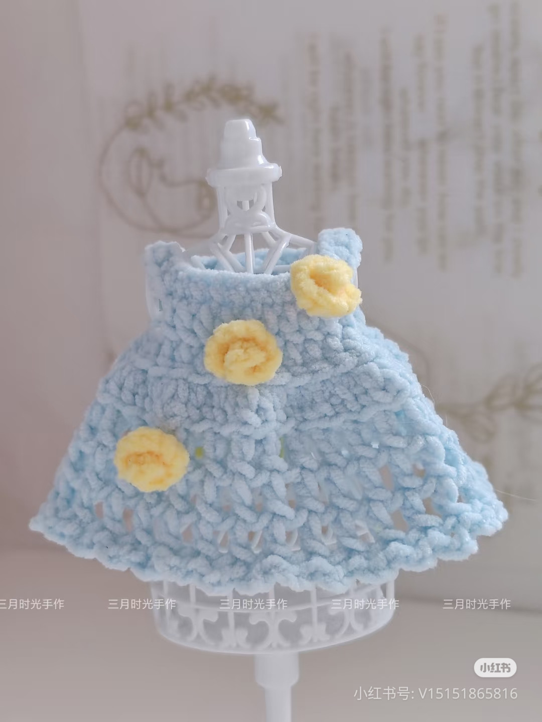 Labubu Rose Fairy Dress Crochet Pattern Tutorial
