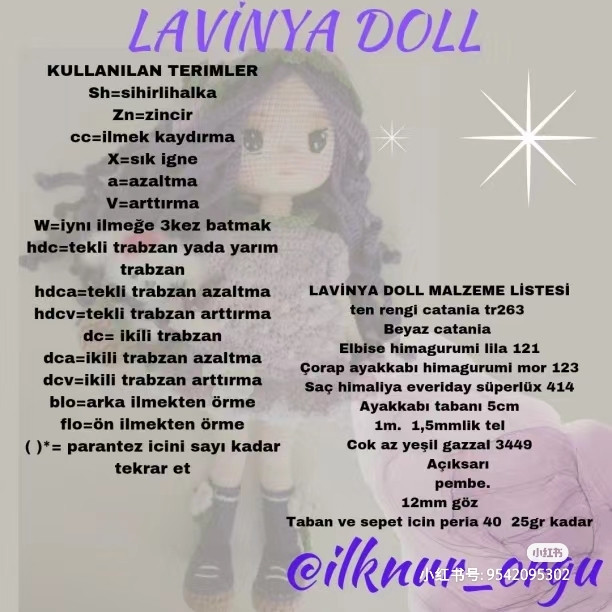 Lavinya Doll Crochet Pattern: Head, Hair & Eyes Tutorial