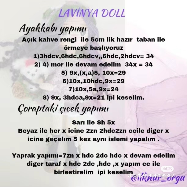 Lavinya Doll Crochet Pattern: Head, Hair & Eyes Tutorial
