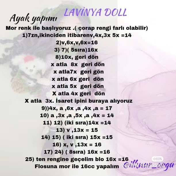 Lavinya Doll Crochet Pattern: Head, Hair & Eyes Tutorial