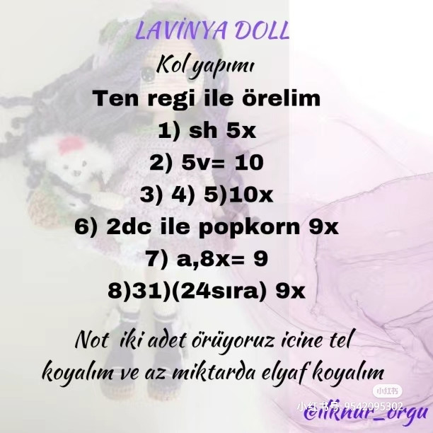 Lavinya Doll Crochet Pattern: Head, Hair & Eyes Tutorial