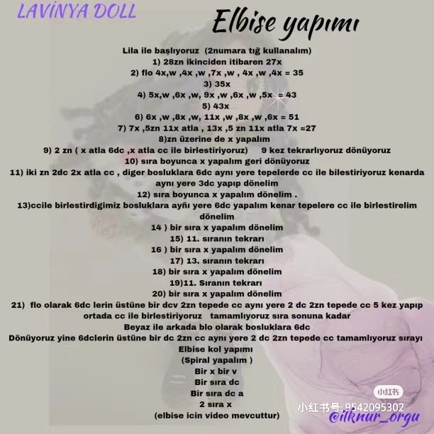 Lavinya Doll Crochet Pattern: Head, Hair & Eyes Tutorial