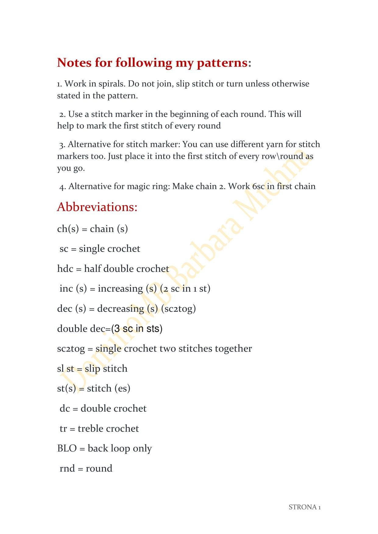 Lemming Amigurumi Crochet Pattern: Blue Fluffy Doll with Pink Feet and White Belly by Barbara Michna