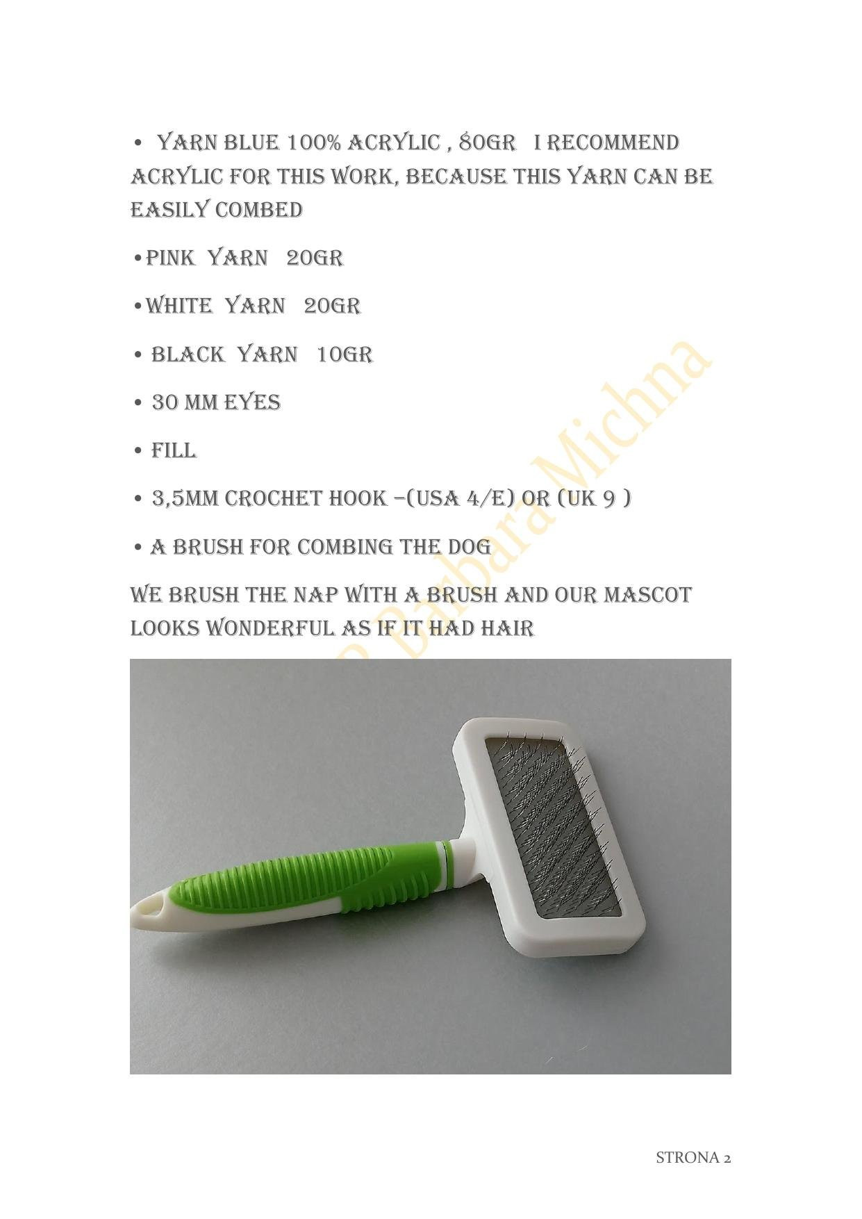 Lemming Amigurumi Crochet Pattern: Blue Fluffy Doll with Pink Feet and White Belly by Barbara Michna