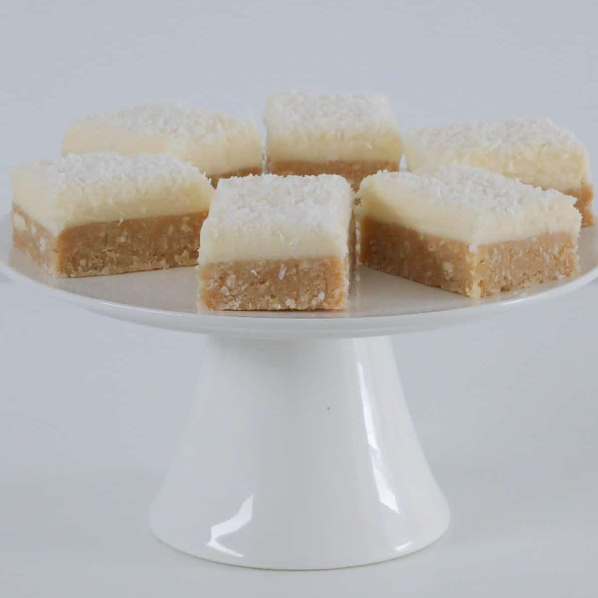 Lemon & Coconut Slice Recipe with Marie Biscuits, Condensed Milk and Butter Frosting