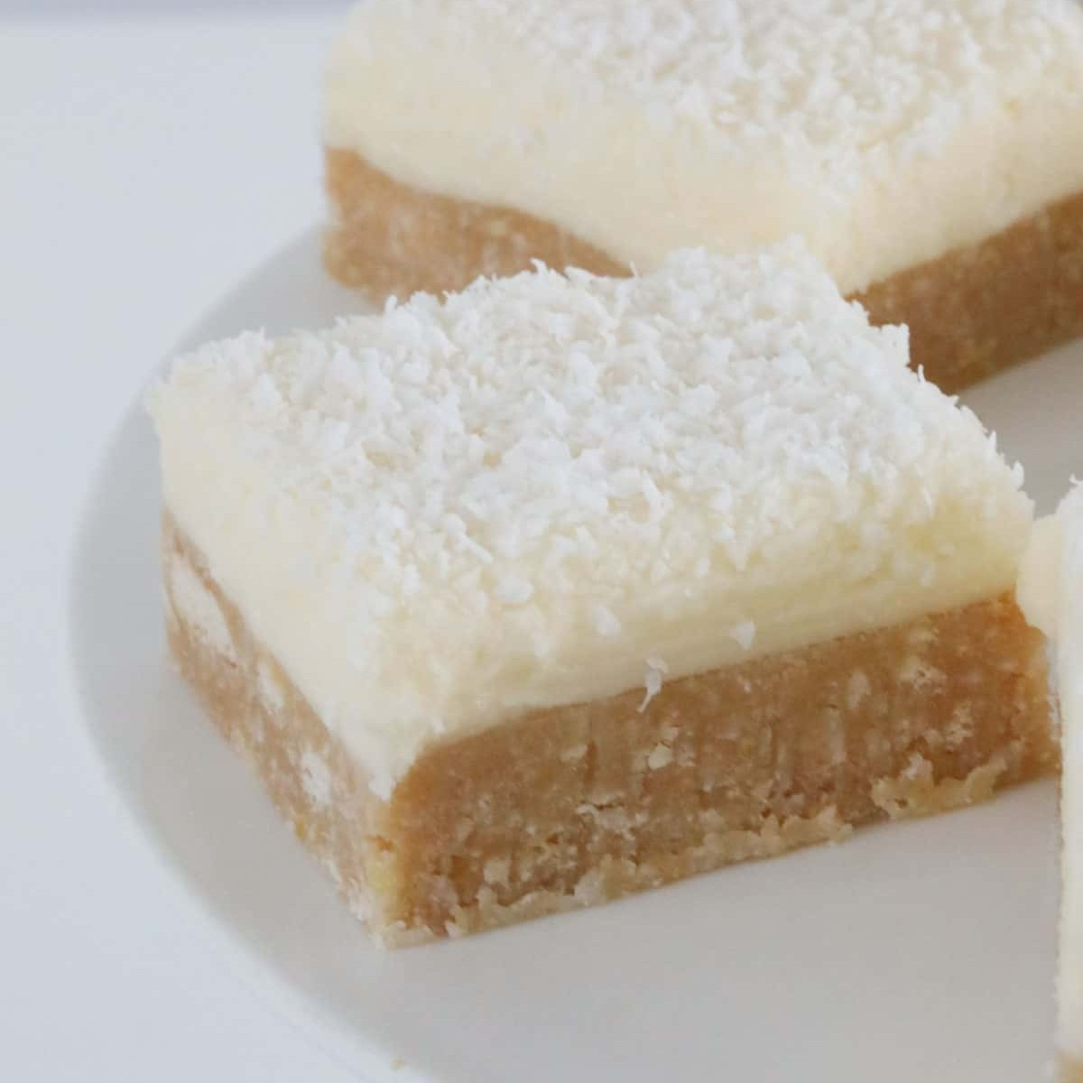 Lemon & Coconut Slice Recipe with Marie Biscuits, Condensed Milk and Butter Frosting