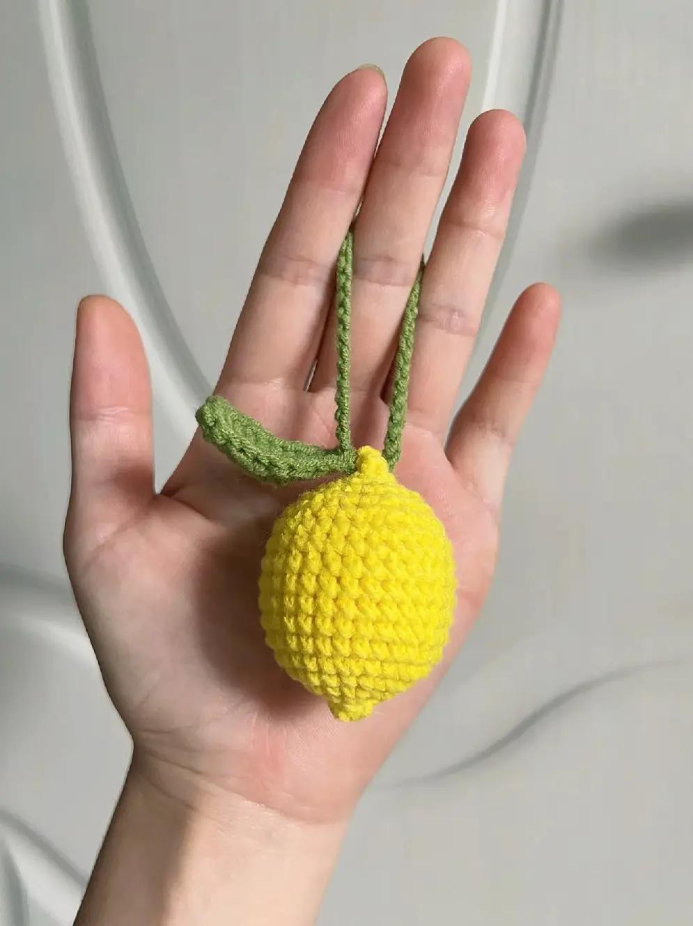 Lemon Crochet Tote Bag Pattern with Chart and Instructions