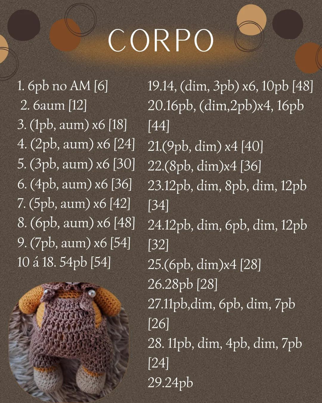 Léo O Leão - Padrão Grátis de Crochê