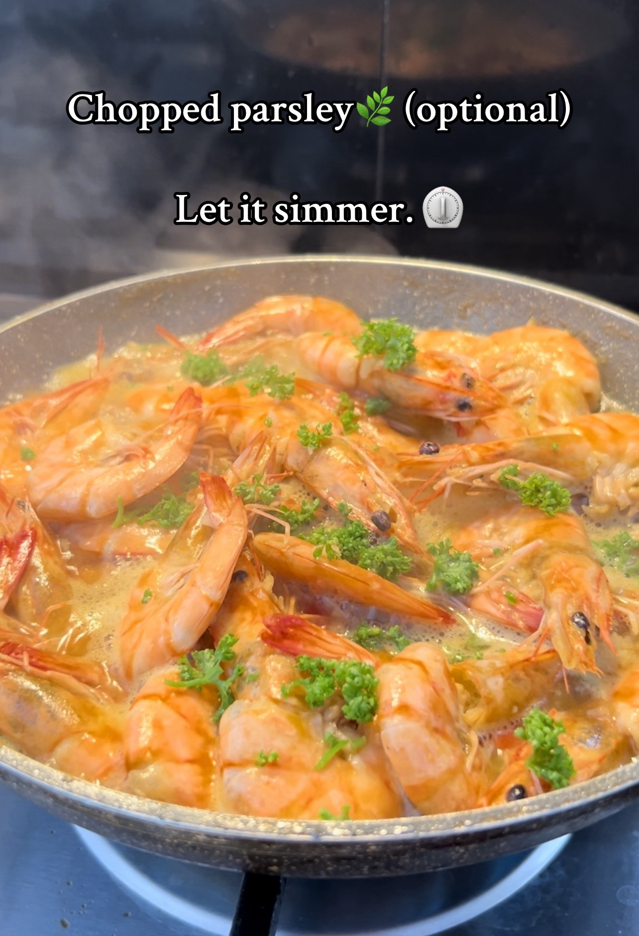 Let's cook Garlic Butter Shrimp with Sprite