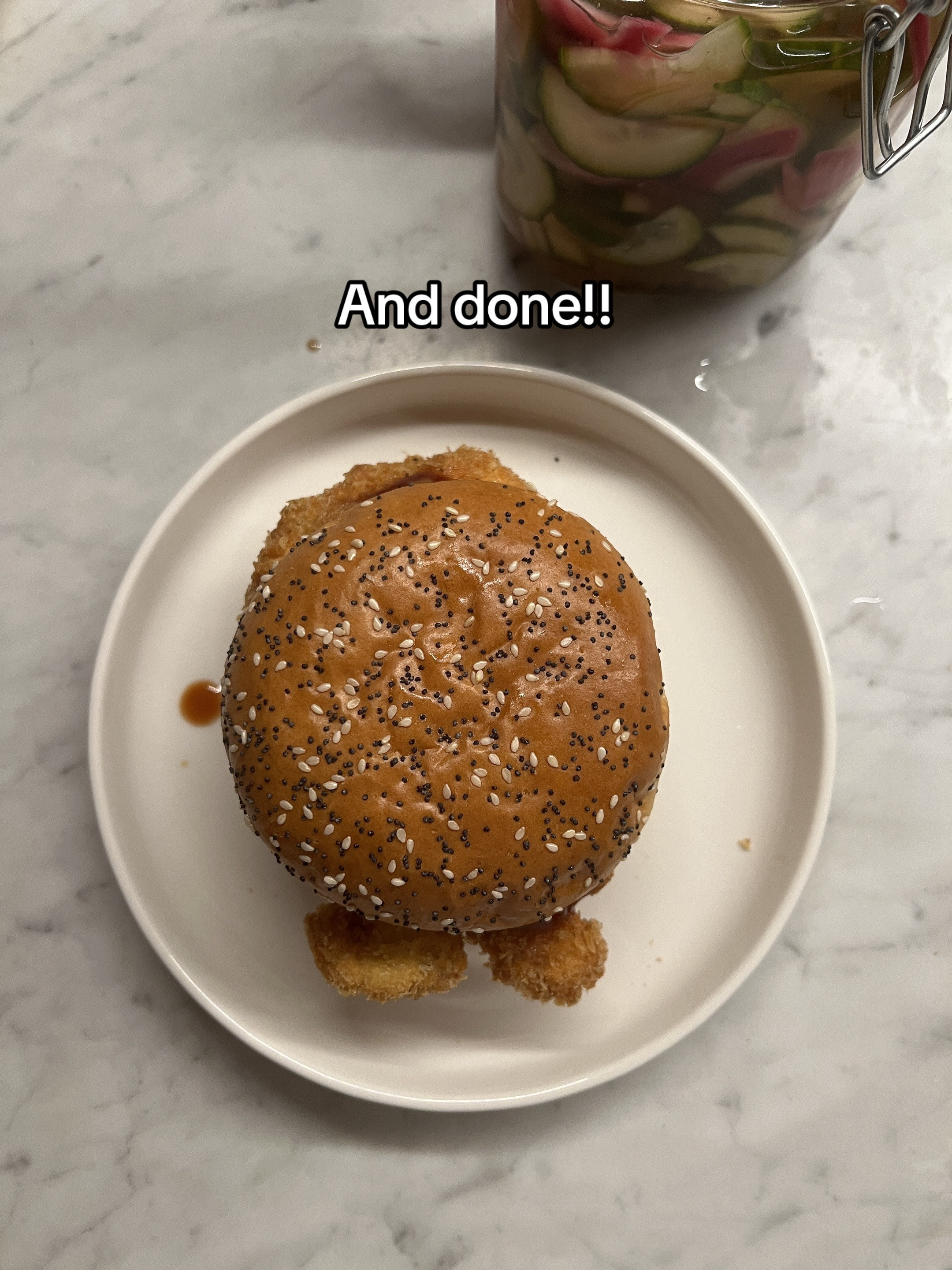 Lets make Chicken Katsu Burger