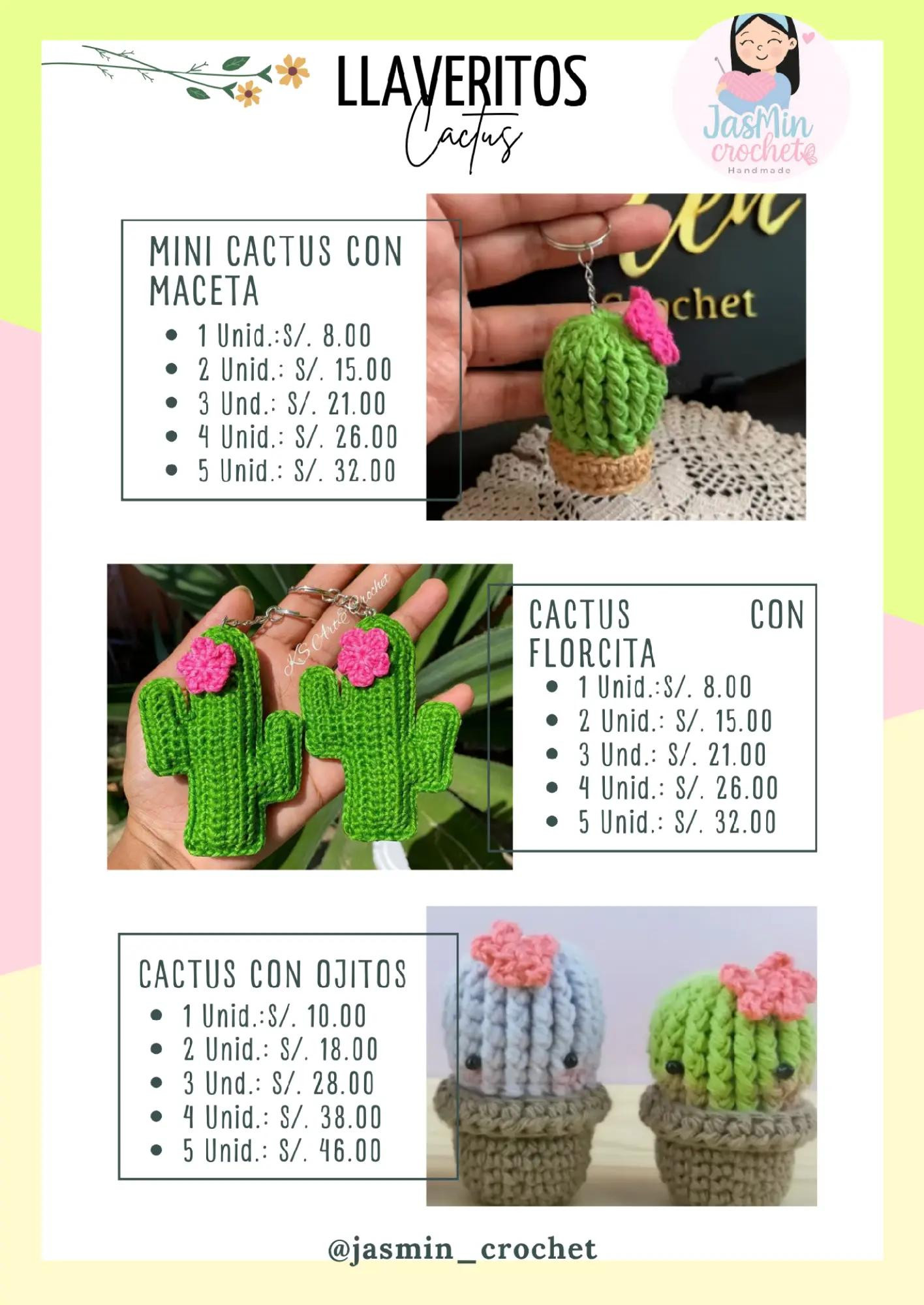 Llaveros Móc Len Hoa và Ong - Tulip, Rosa, Girasol, Abejita