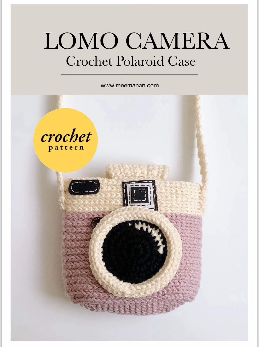 Lomo Camera Crochet Polaroid Case Pattern