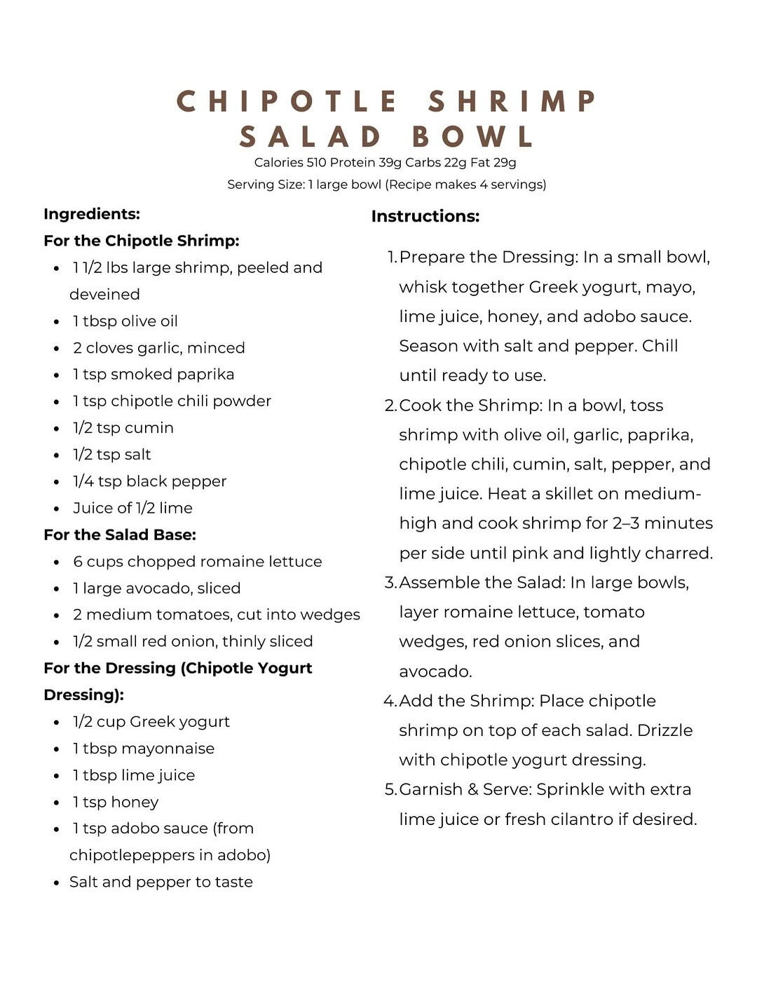 Low Inflammatory High Protein Meals: Lemon Herb Salmon and Chipotle Shrimp Salad Bowl