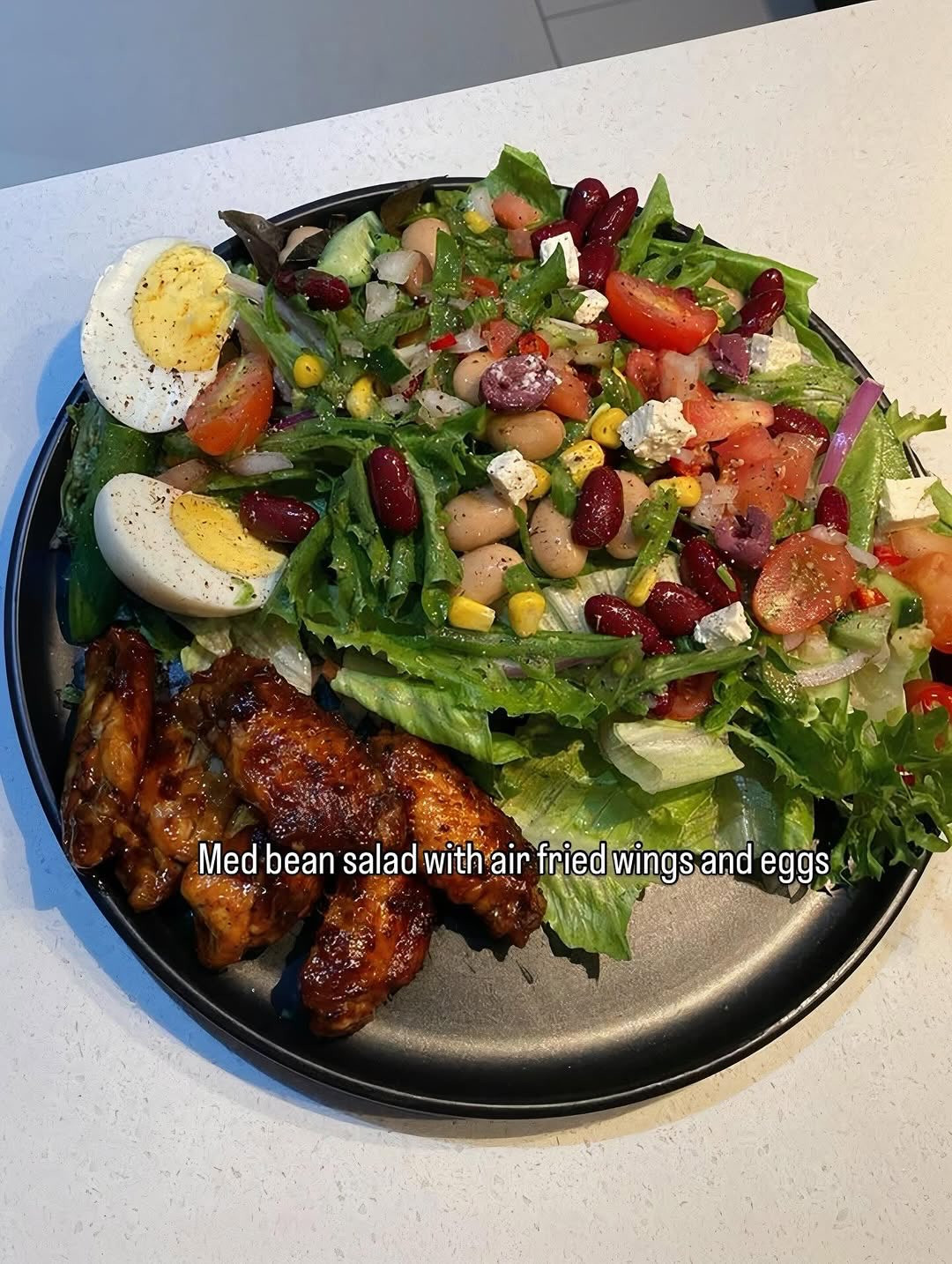Low Inflammatory High Protein Meals: Lemon Herb Salmon and Chipotle Shrimp Salad Bowl