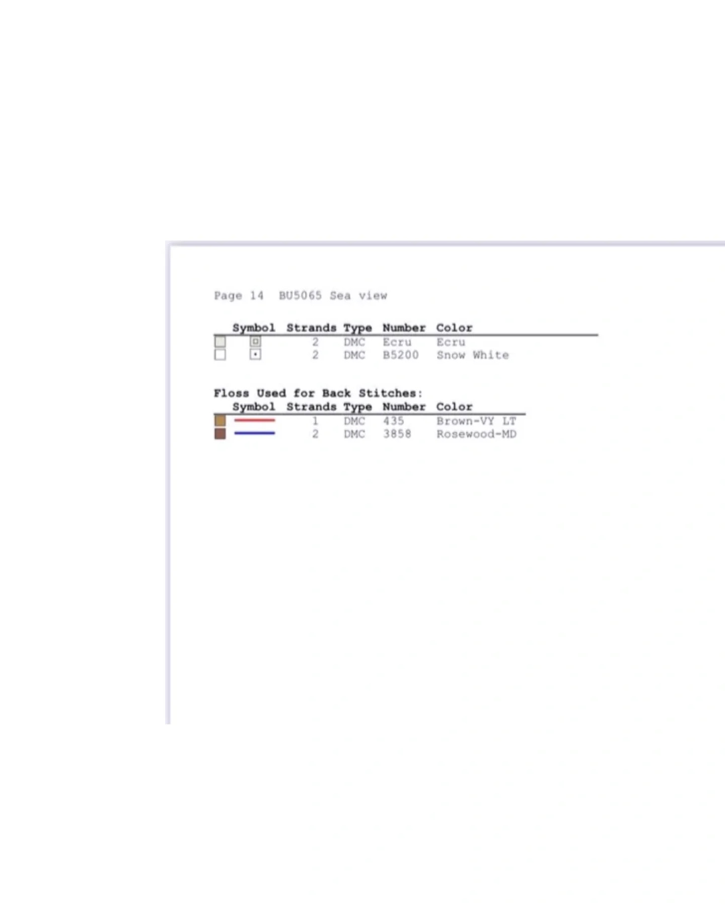 Luca-S Sea View Cross Stitch Pattern Chart - Blue Hydrangeas and Ocean Scenery