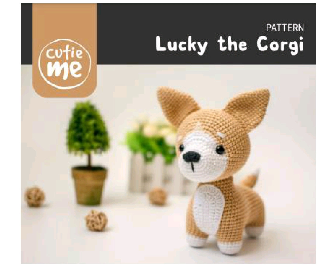 Lucky the Corgi Crochet Pattern