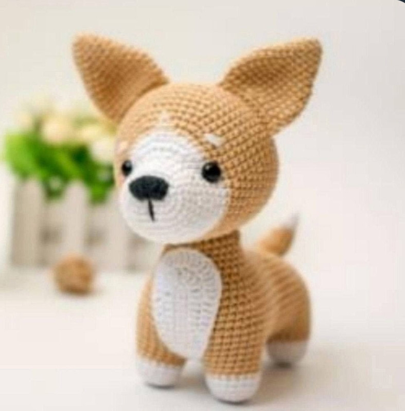 Lucky the Corgi Crochet Pattern