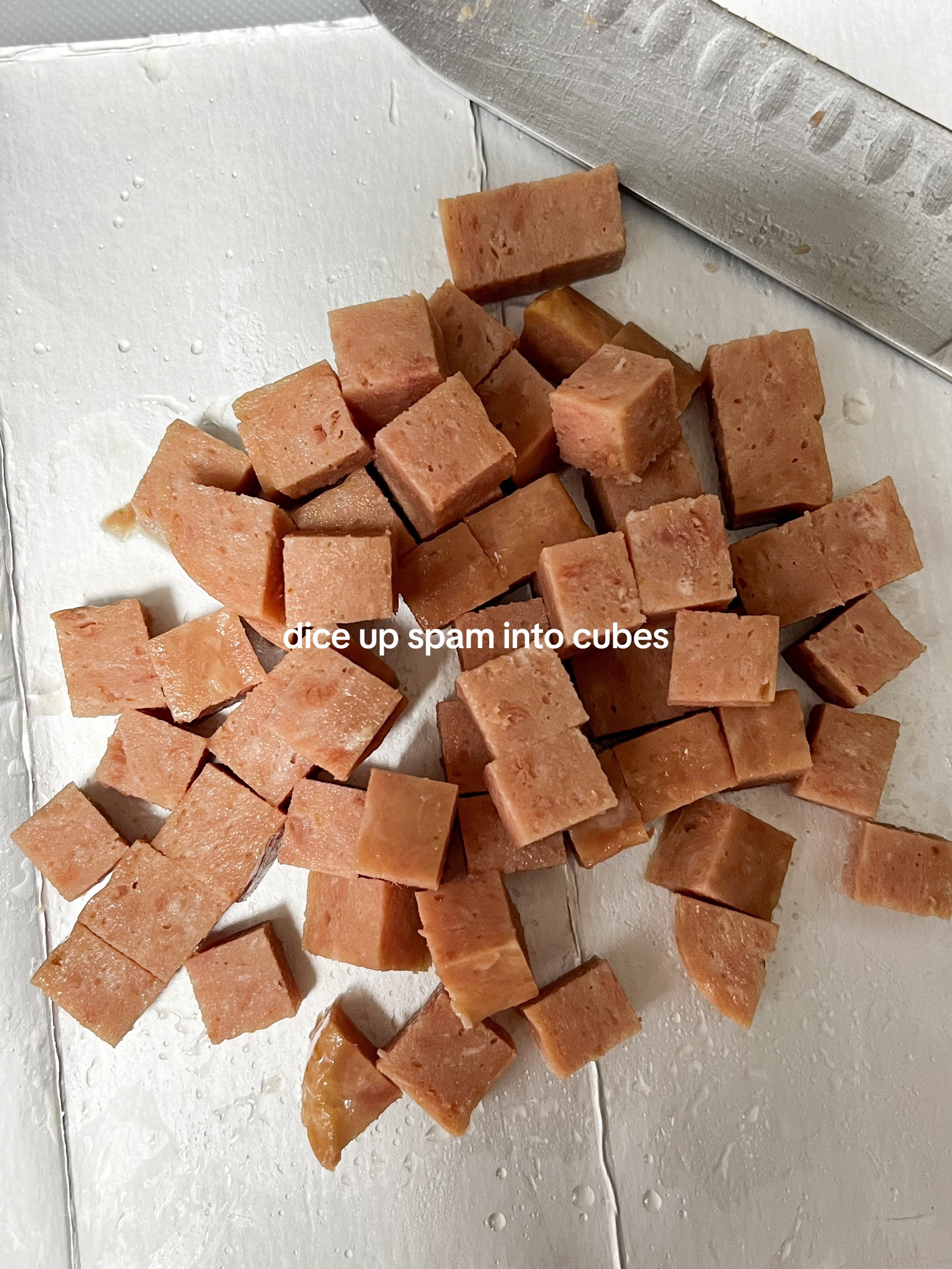 Make Kimchi Fried Rice with Spam and Seaweed