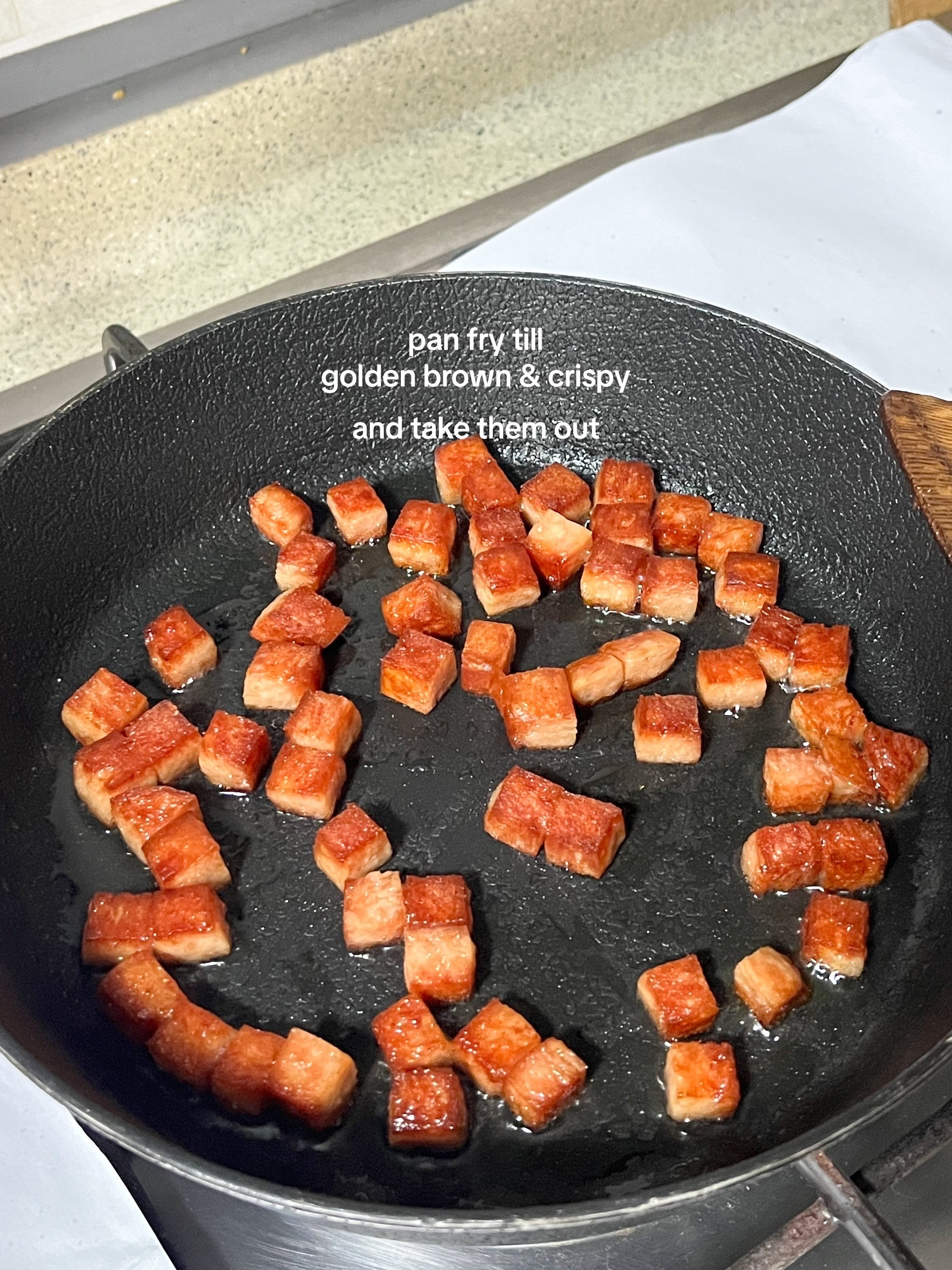 Make Kimchi Fried Rice with Spam and Seaweed