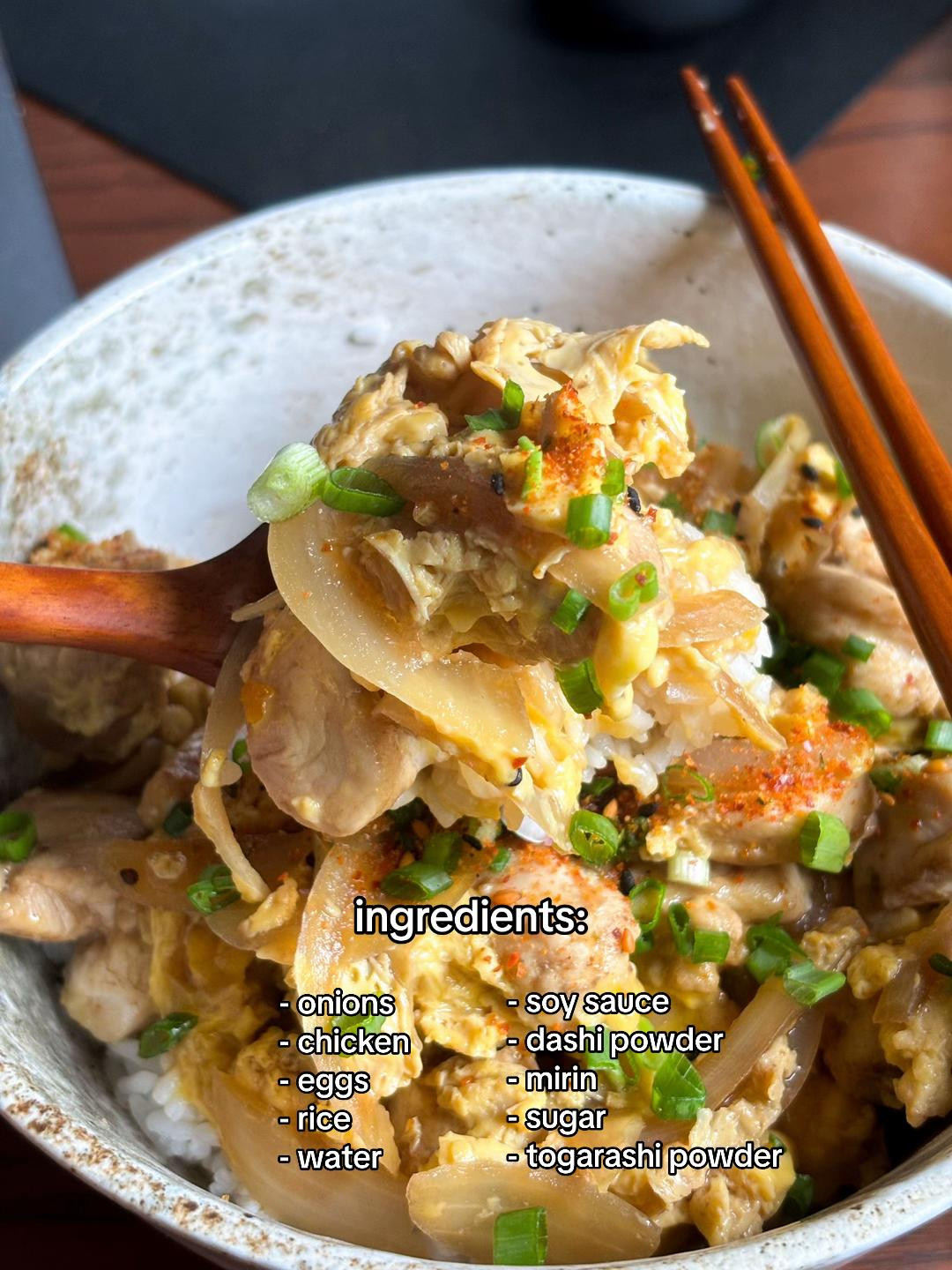 Make Oyakudon with me: Quick and easy Japanese chicken and egg rice bowl recipe