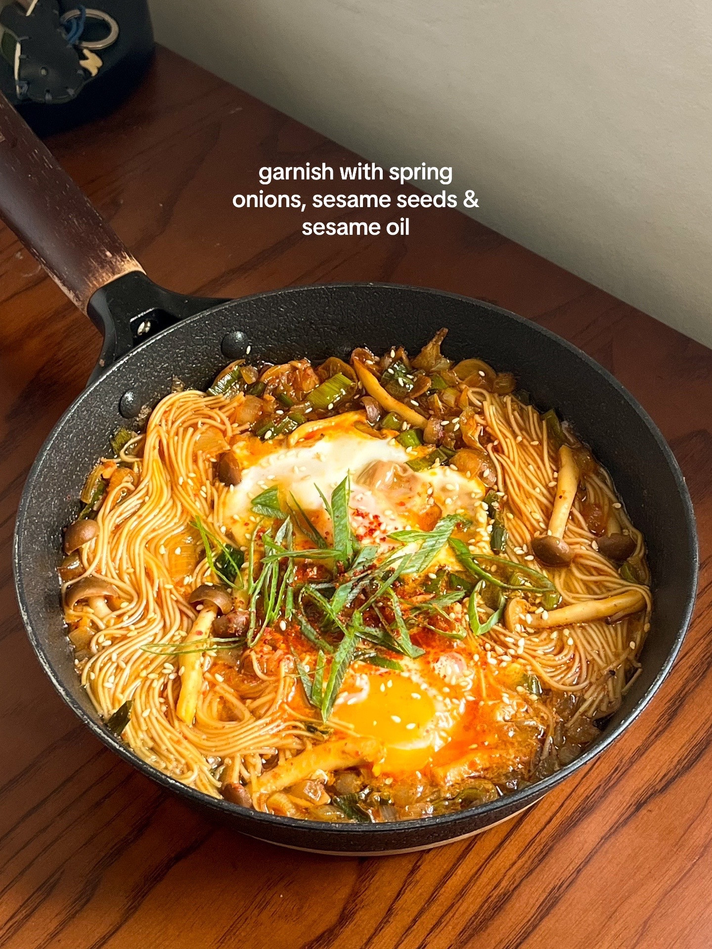 Make Soondubu Shakshuka with me: Fusion spicy noodle soup recipe