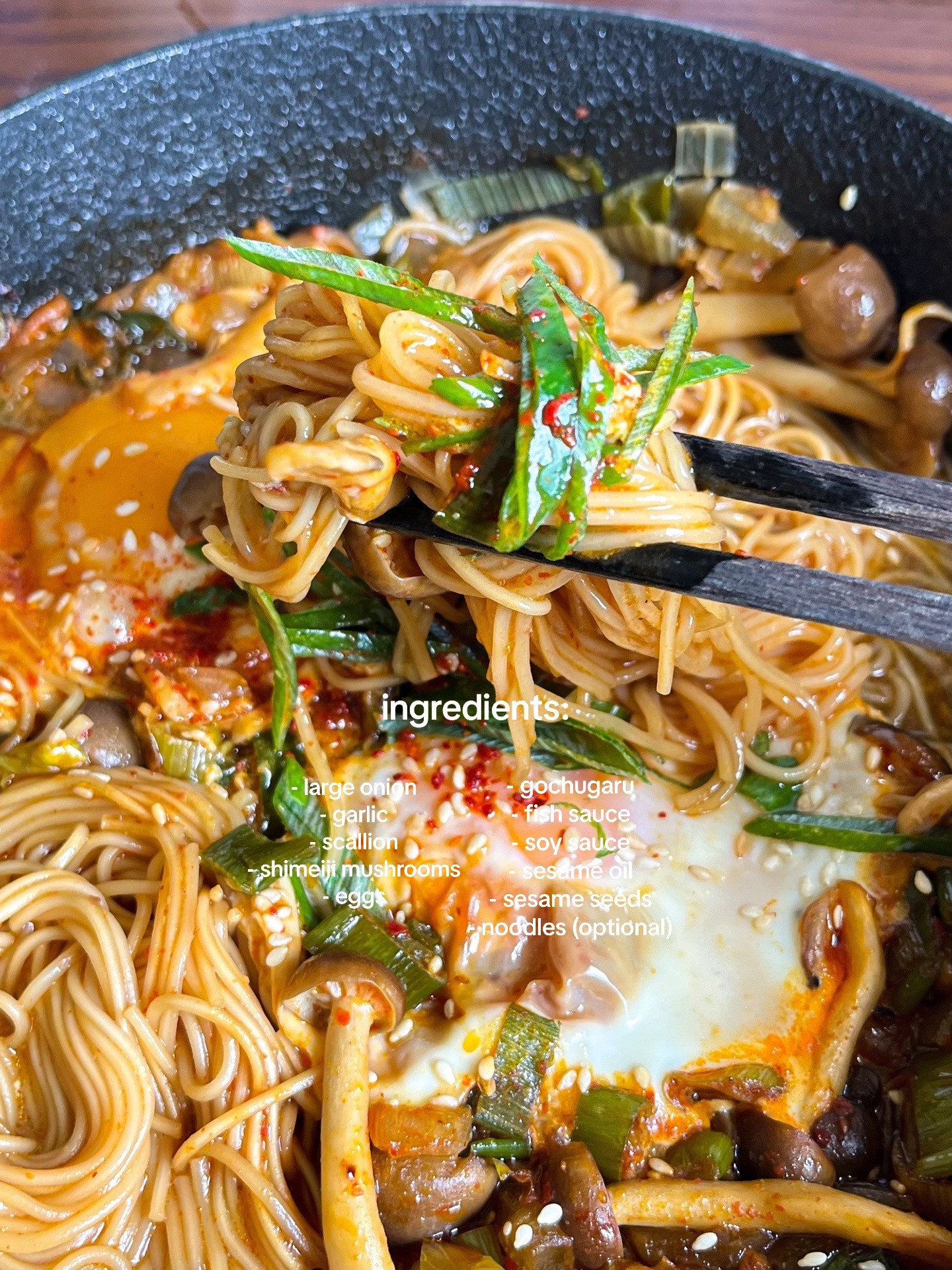 Make Soondubu Shakshuka with me: Fusion spicy noodle soup recipe