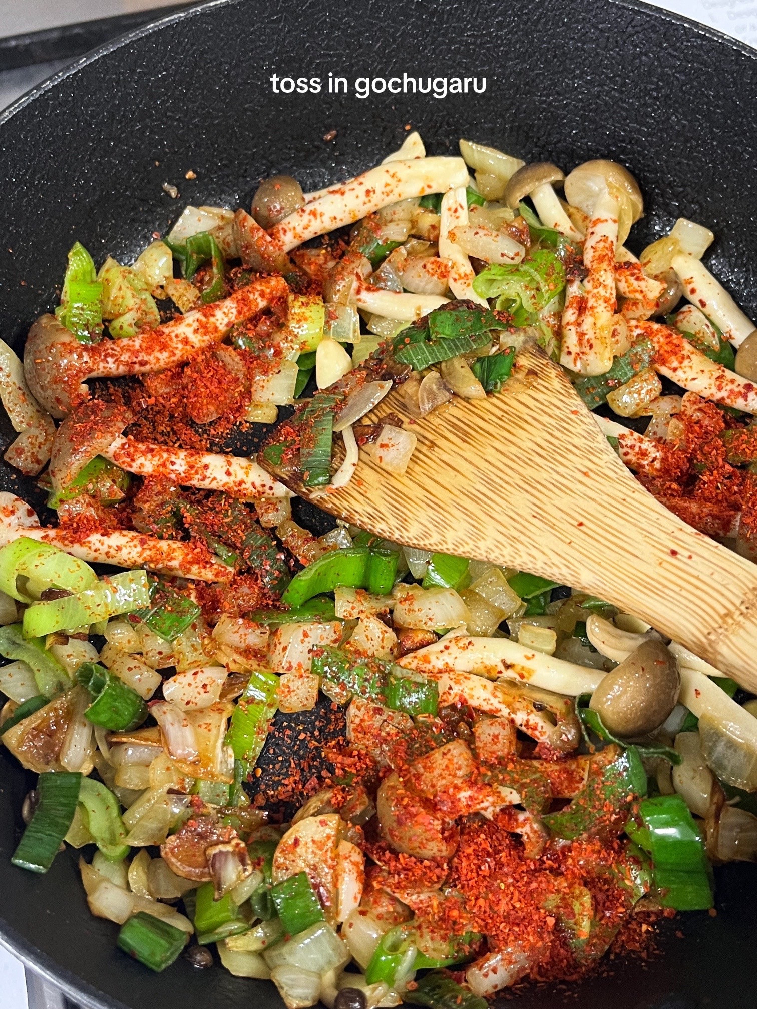 Make Soondubu Shakshuka with me: Fusion spicy noodle soup recipe