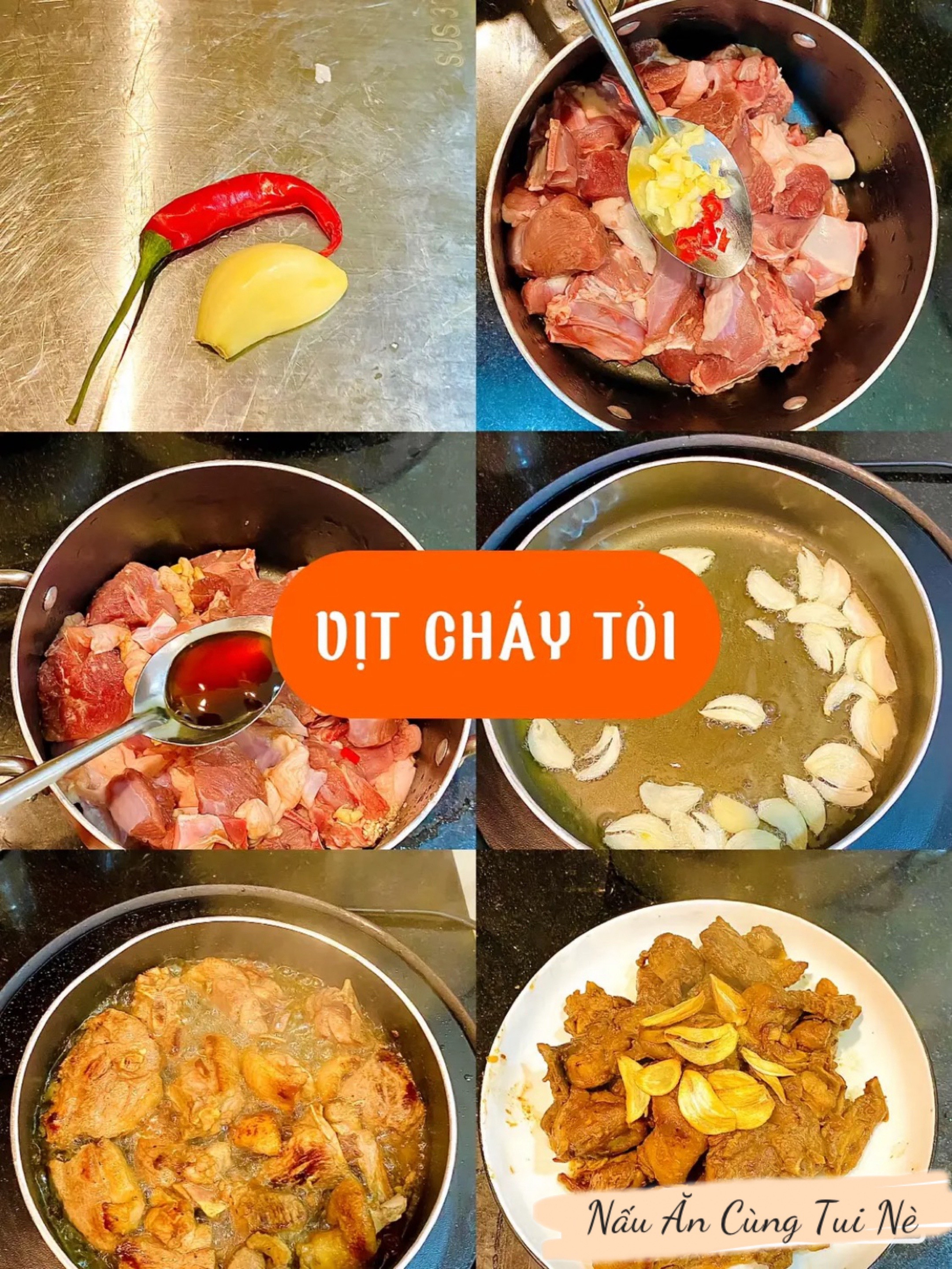 Mâm cơm cuối tháng tiết kiệm với thịt cháy tỏi, bắp cải xào và su hào muối xổi