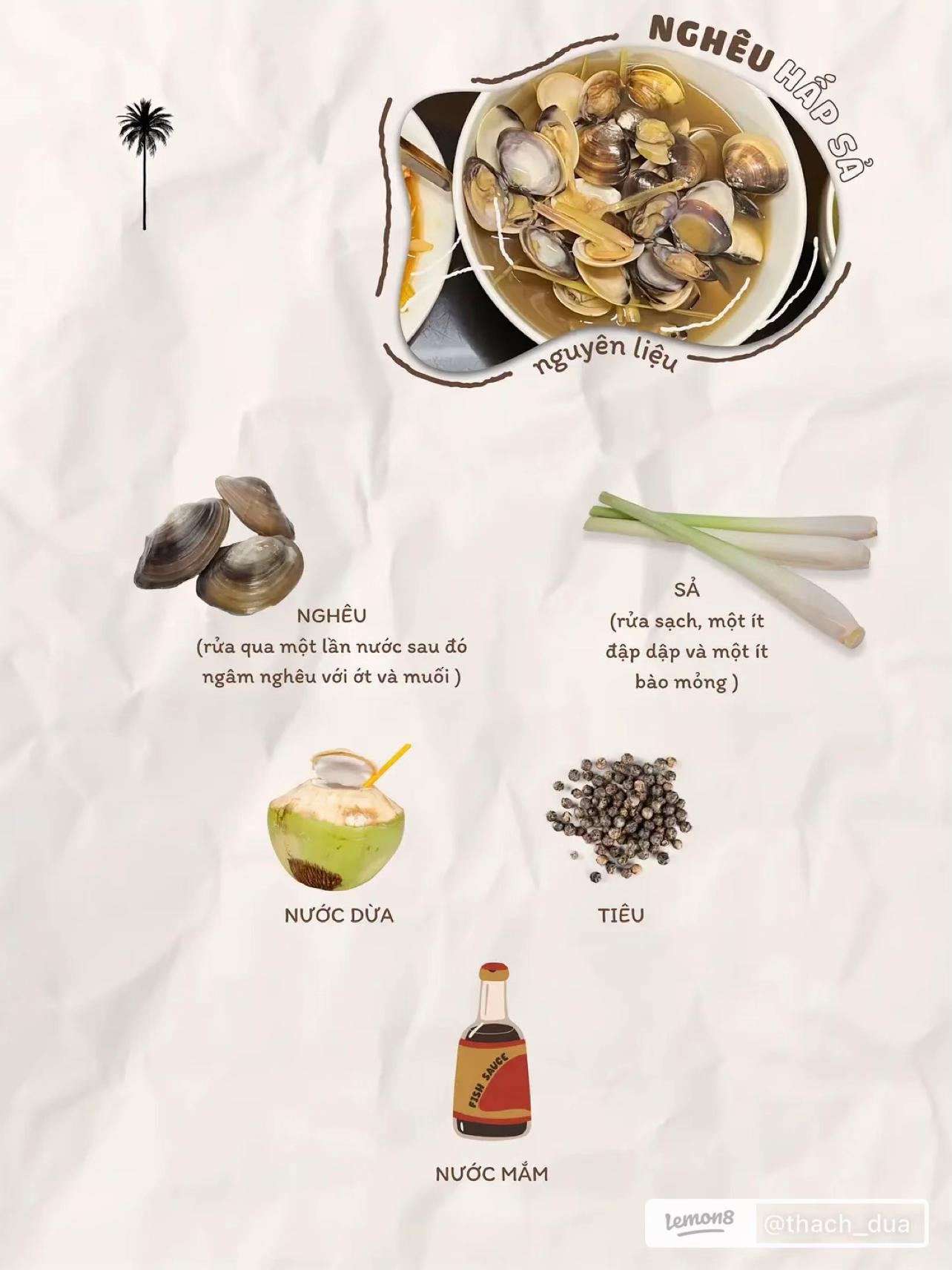 Mâm cơm gia đình đãi khách: Cá bớp kho thịt và nghêu hấp sả