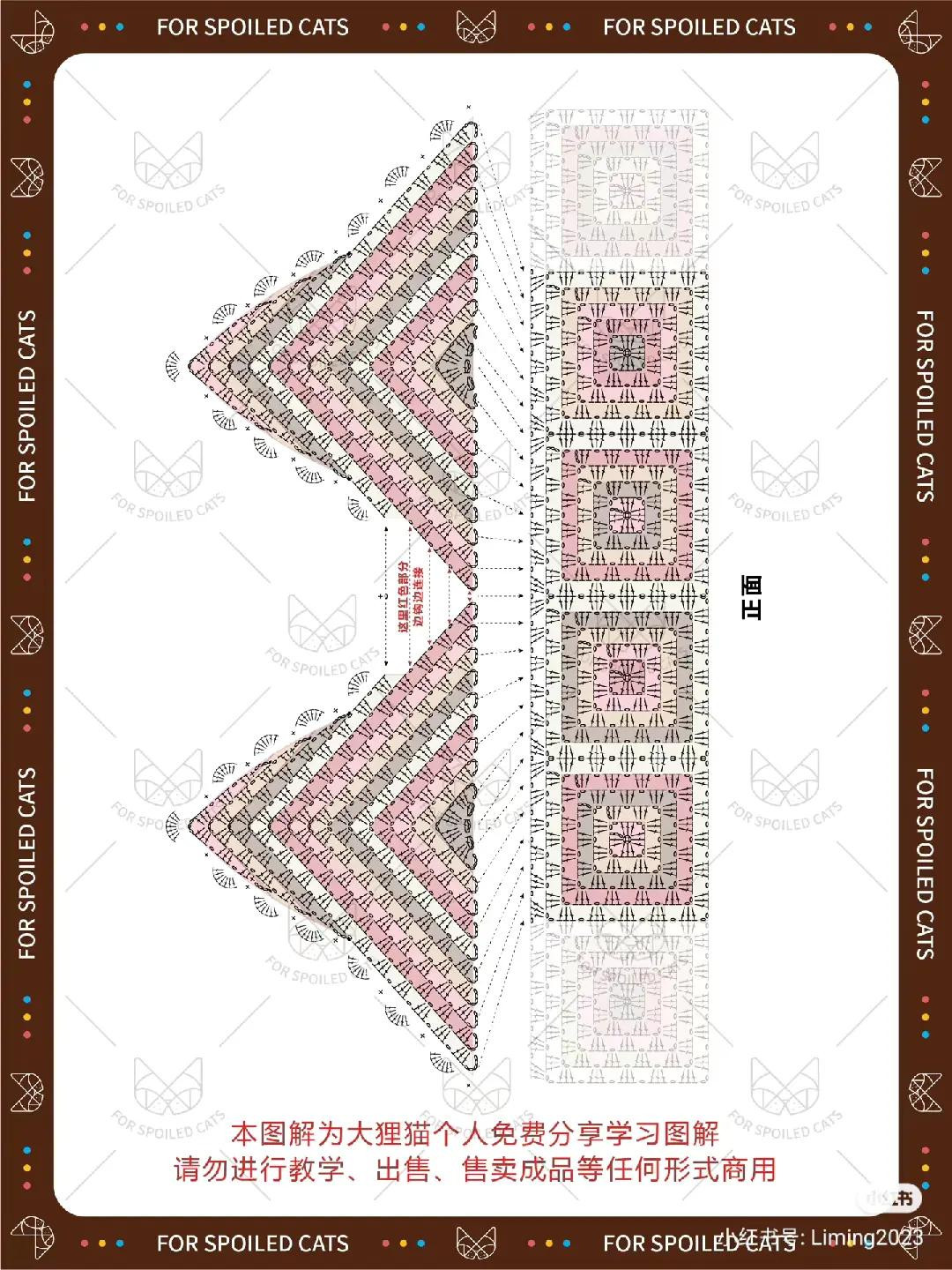 Mango Granny Square Crochet Tank Top Pattern with Detailed Chart Instructions