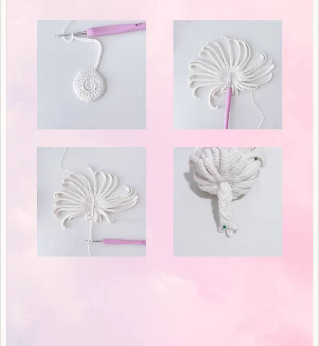 Marshmallow Doll Crochet Pattern Chart