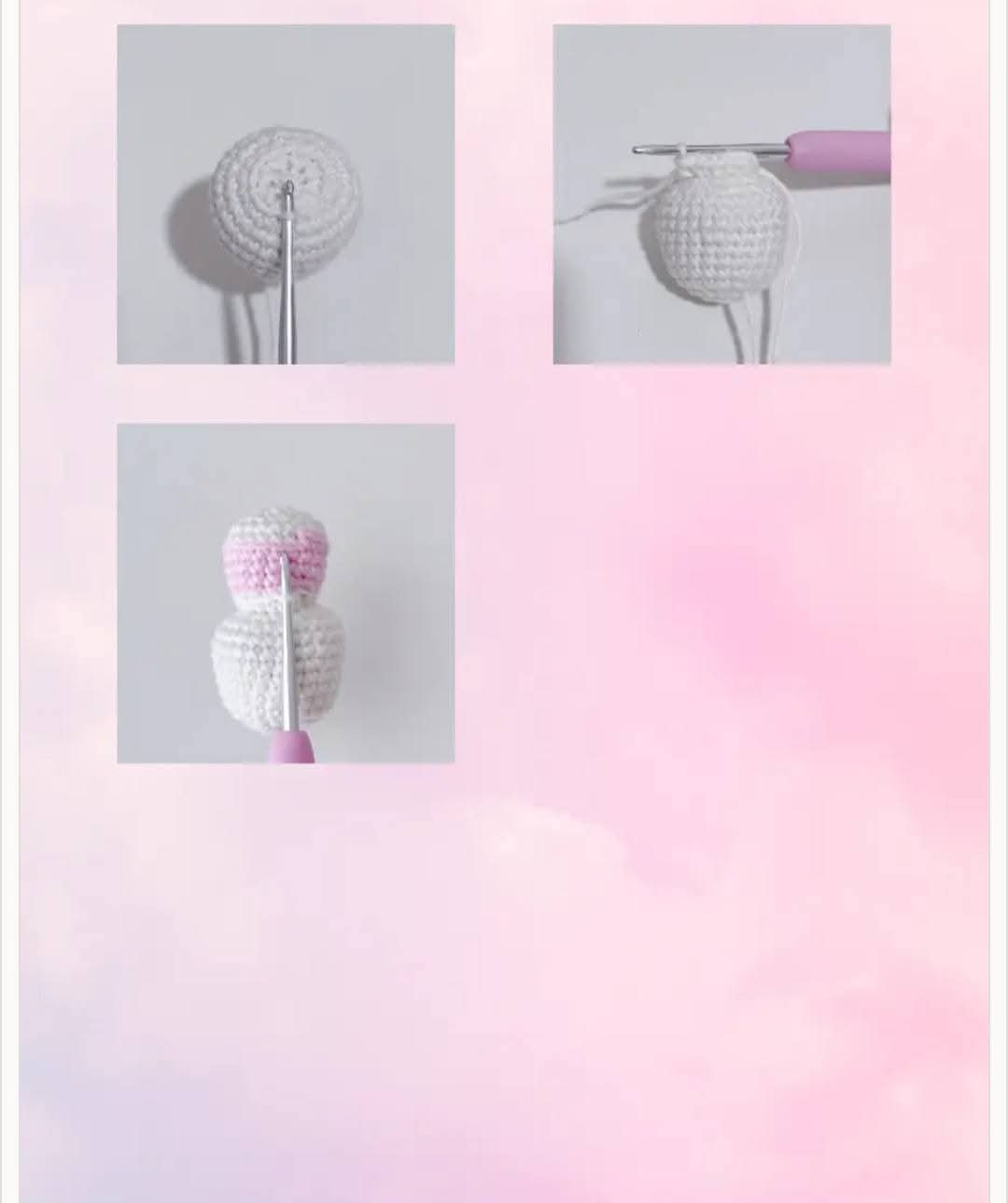 Marshmallow Doll Crochet Pattern Chart