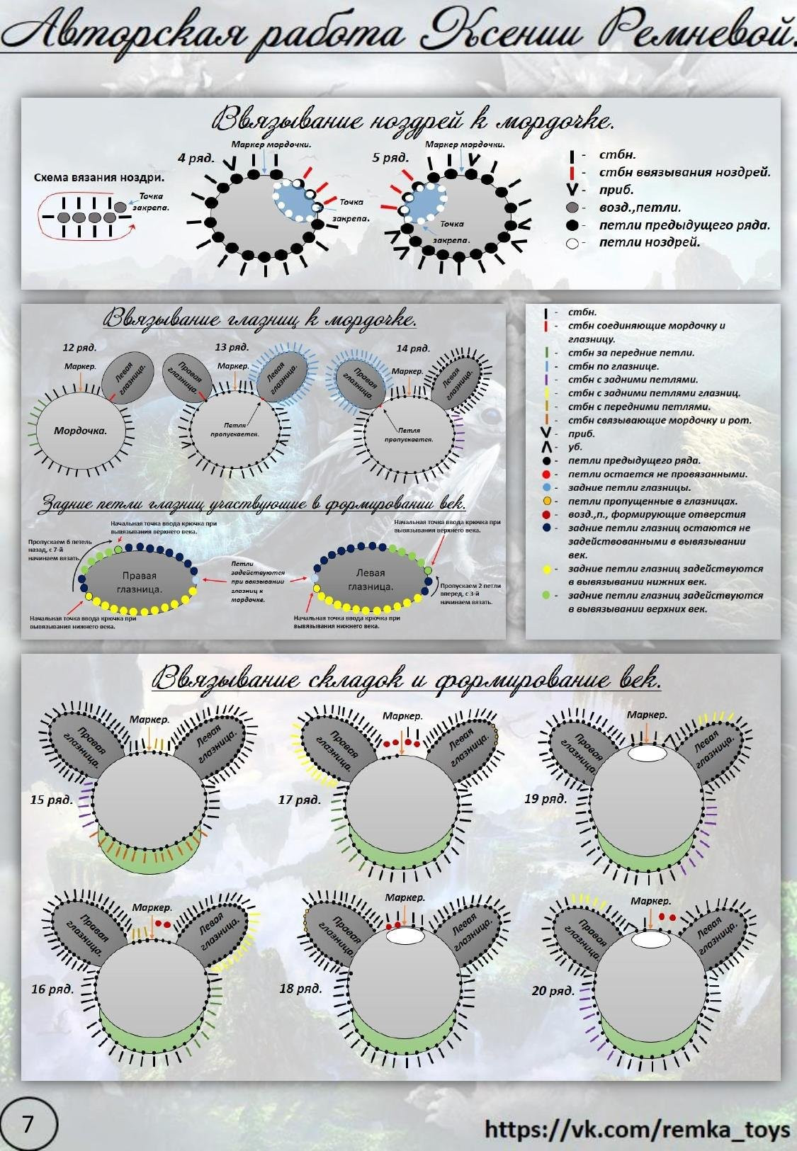 Мастер-класс по вязанию крючком дракона: материалы, инструменты и схемы