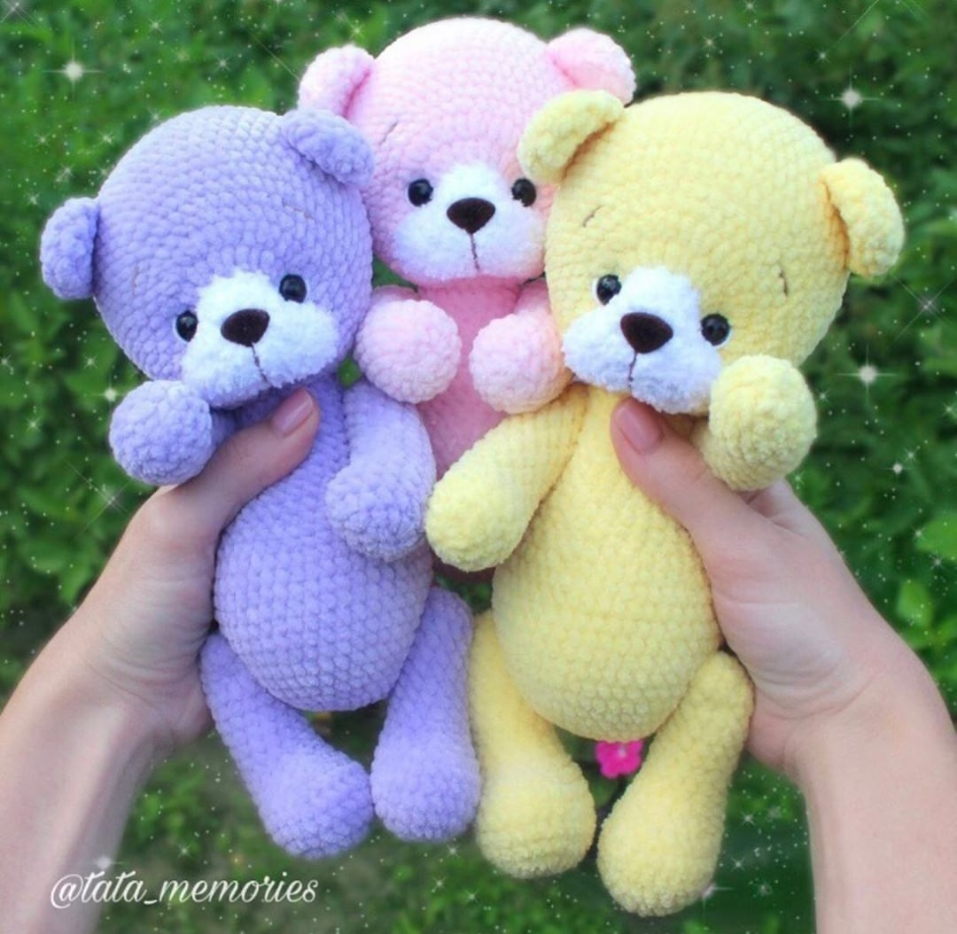 Мастер-класс по вязанию крючком мишки Мишутка