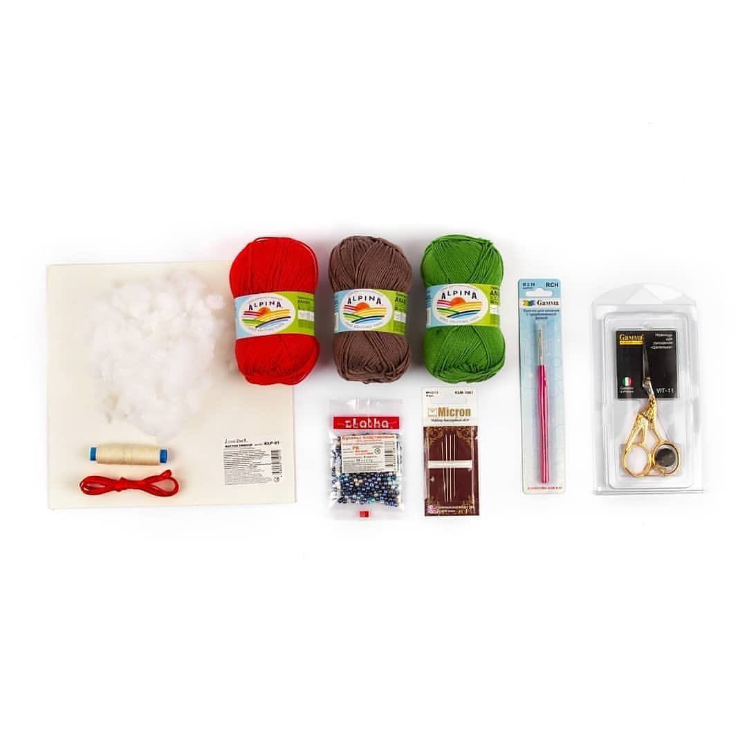 Мастер-класс по вязанию крючком новогодней ёлочки с бусинами: схема круга и пошаговая инструкция