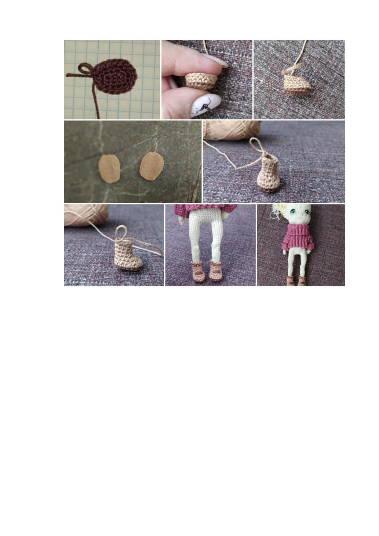 Мастер-класс по вязанию куклы Малышка Мия с каркасом, описание и материалы