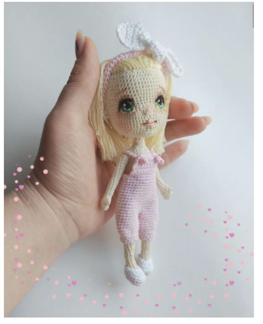 Мастер-класс по вязанию куклы Малышка Мия с каркасом, описание и материалы