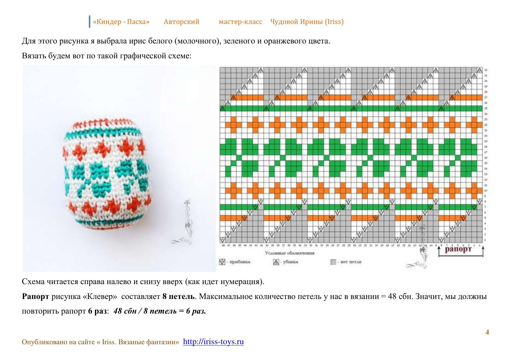 Мастер-класс по вязанию пасхальных яиц из ниток ирис на контейнеры от киндер-сюрприза