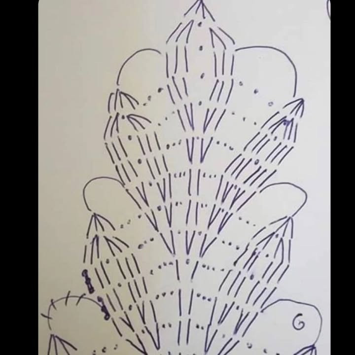 Mẫu móc len thêu ren hoa văn phức tạp, đồ trang trí bàn và thảm trải