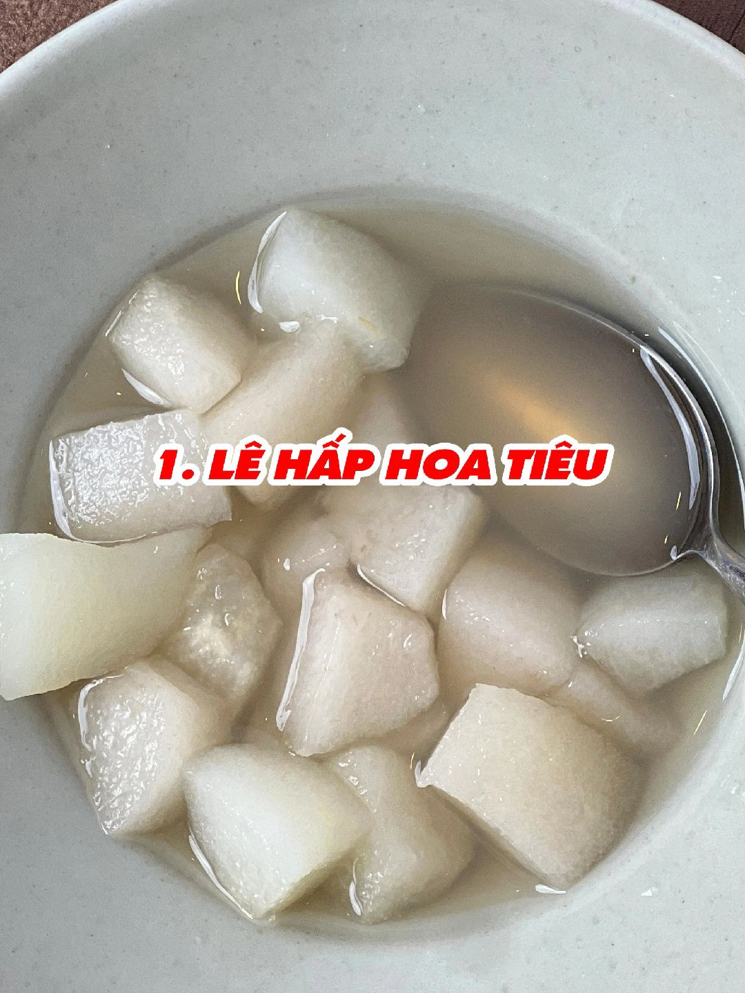 Mẹo dân gian chữa ho: Lê hấp hoa tiêu và Cam hấp muối