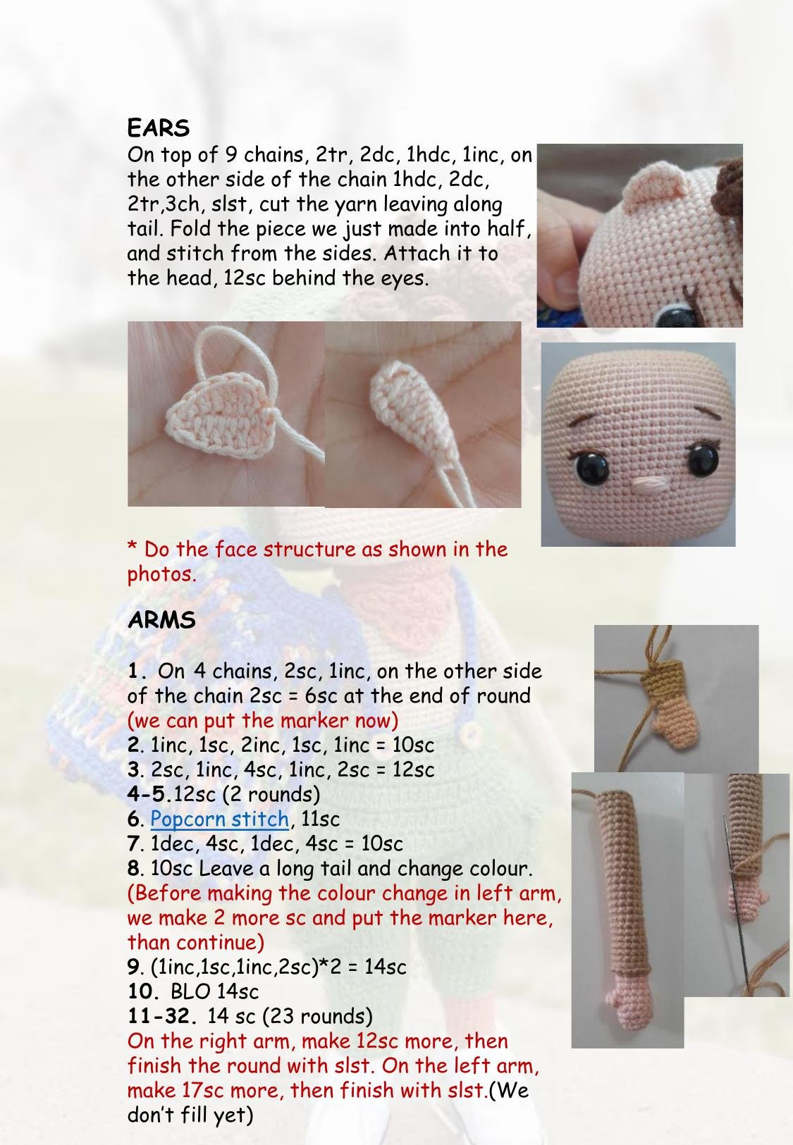 Mert Doll Crochet Pattern: Complete Amigurumi Instructions with Materials, Abbreviations, and Step-by-Step Head & Hair Guide