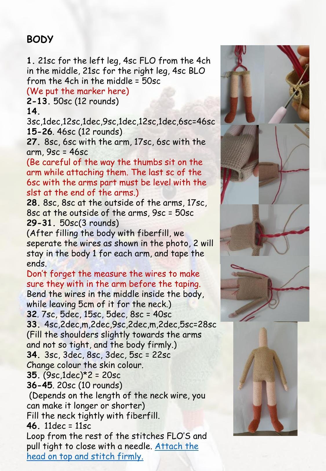 Mert Doll Crochet Pattern: Complete Amigurumi Instructions with Materials, Abbreviations, and Step-by-Step Head & Hair Guide